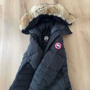 Canada Goose Black Jacket with Logo